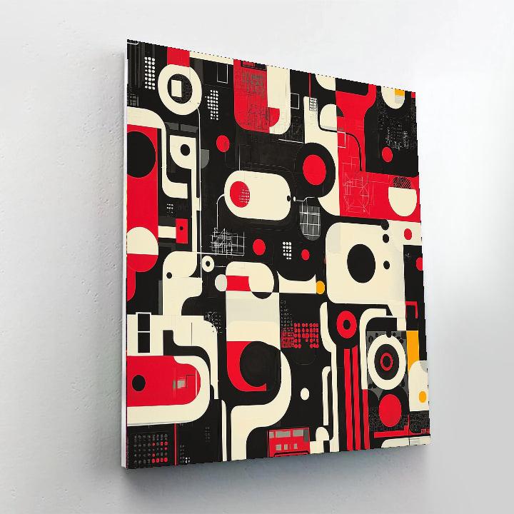 Banksy Inspired Interconnected Realities  DIY Paint By Numbers