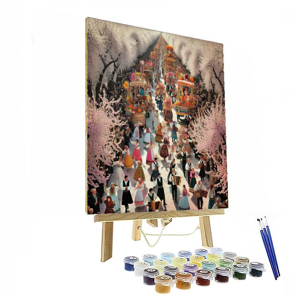 Almond Blossom Festival - Agrigento DIY Paint By Numbers