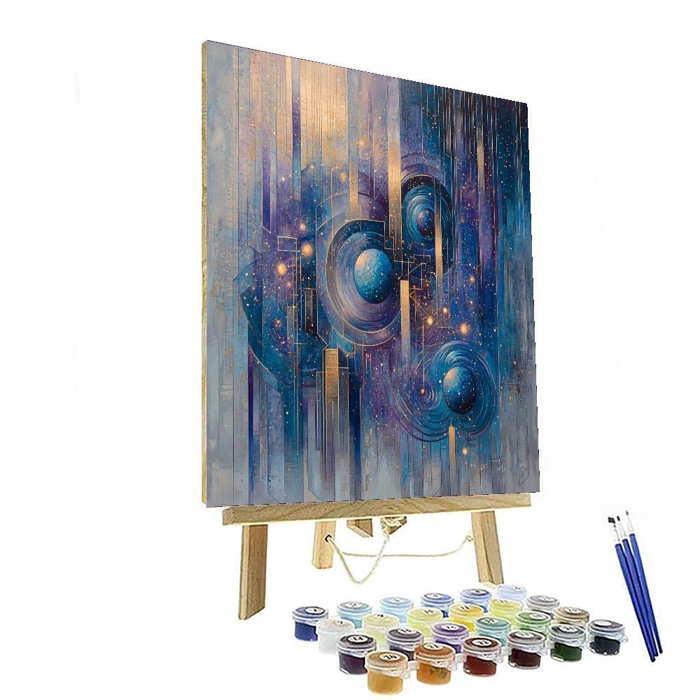 Leonardo Da Vinci Inspired Celestial Dreams And Patterns  Paint By Number