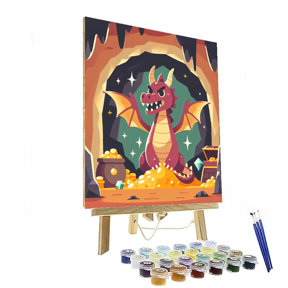 Dragon's Treasure Hoard Numbered Painting Kits