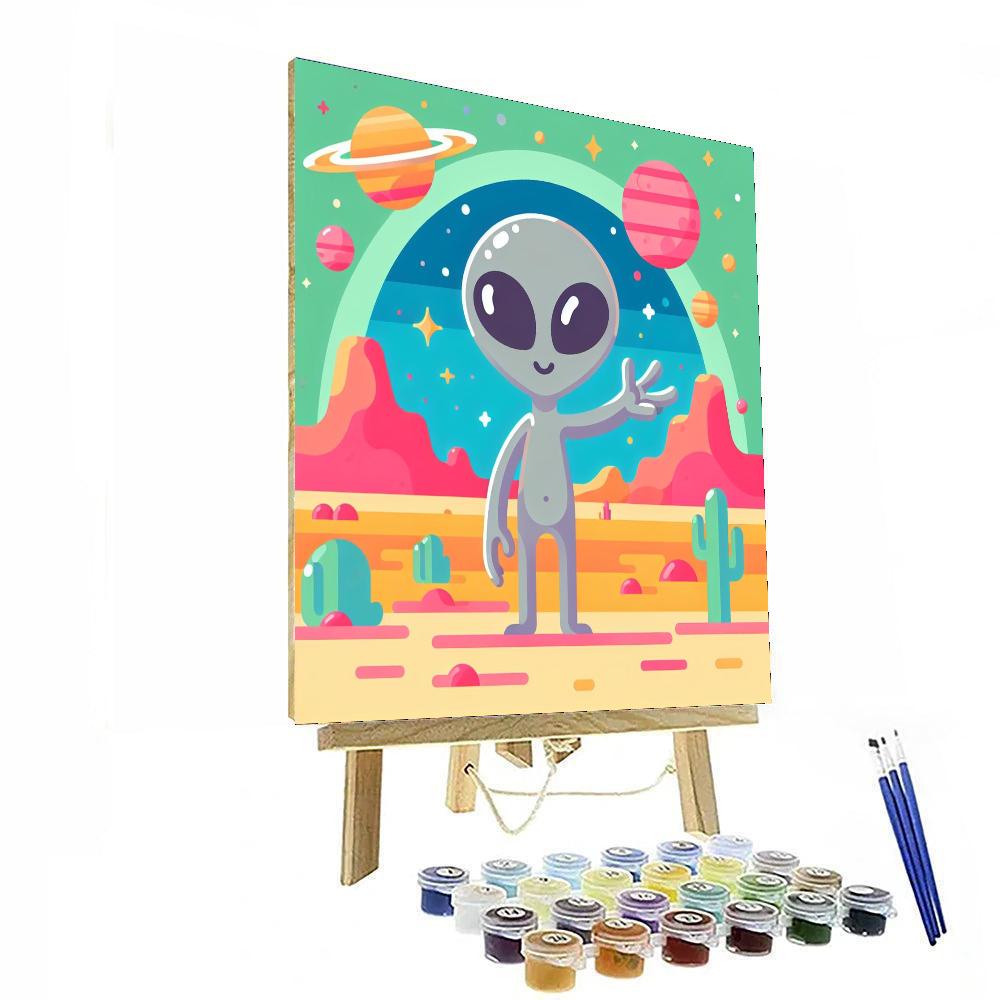 Alien Adventure Planet Paint By Numbers Kits