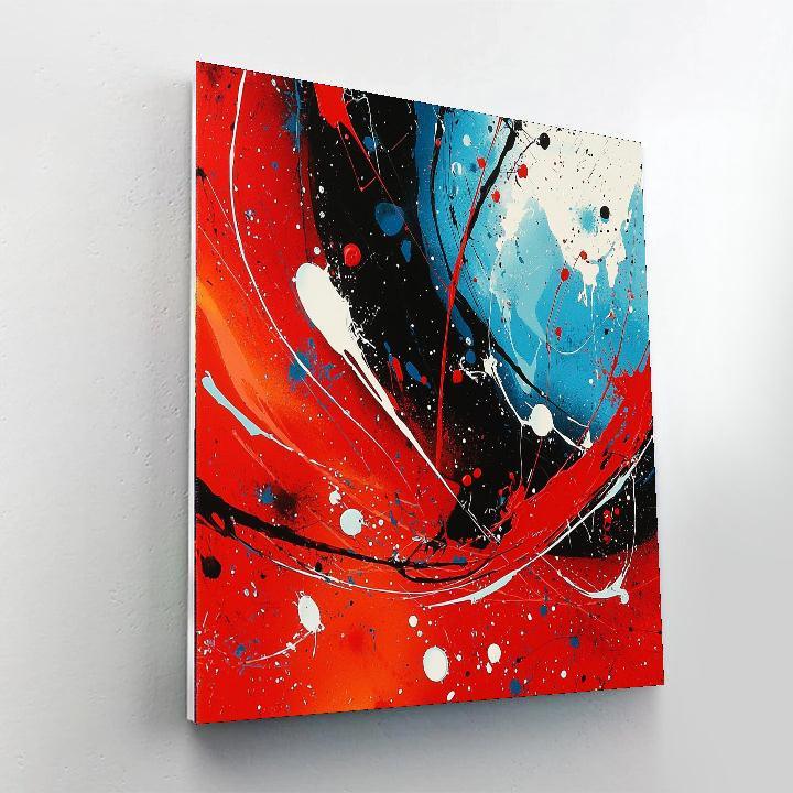 Jackson Pollock Inspired Reflections Of Time And Space  Paint By Color