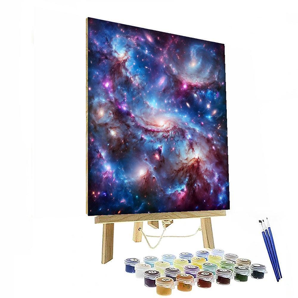 Eternal Cosmos Exploration Paint By Color
