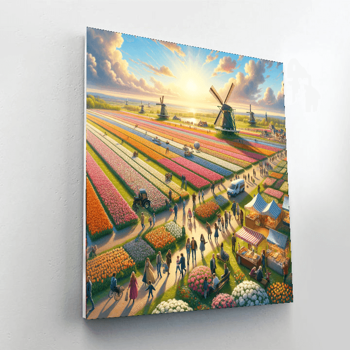 Tulip Festival - Netherlands Paint By Color