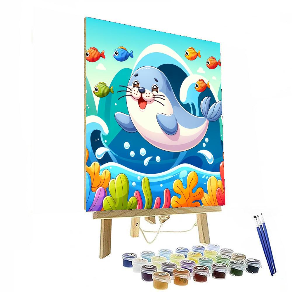 Bouncy Seal Paint By Numbers Kits