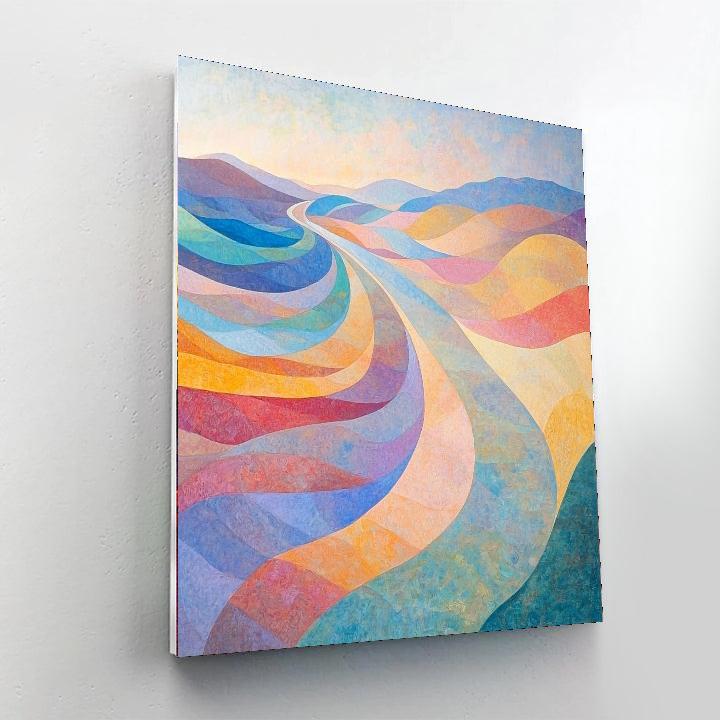 Edgar Degas Inspired Harmony In Colorful Waves  DIY Paint By Numbers