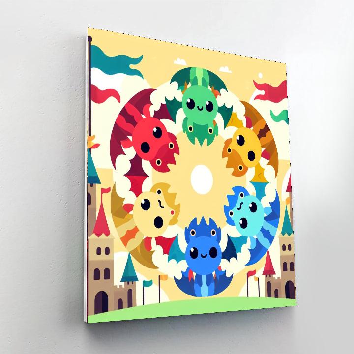 Dragon Dance Paint By Numbers Kits