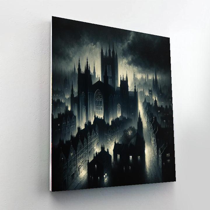 Gothic Urban Mystery Paint By Numbers Art