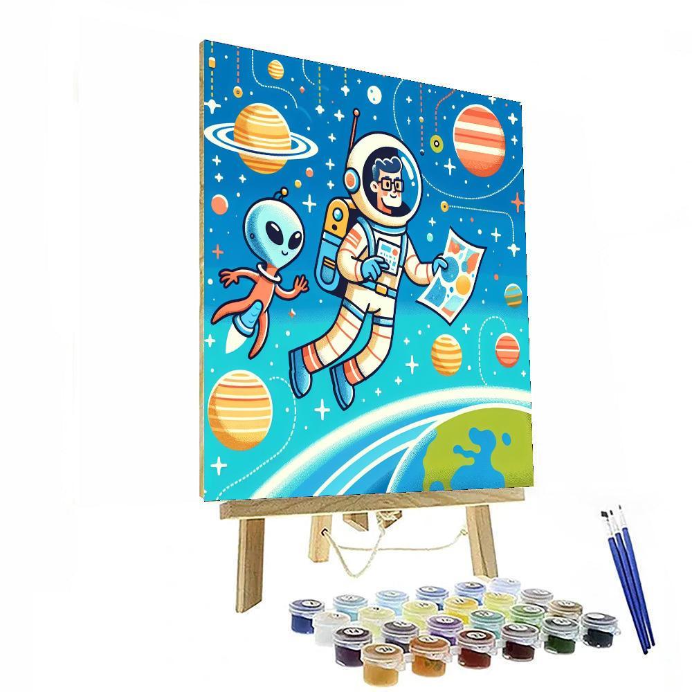 Space Adventure Odyssey Paint By Color