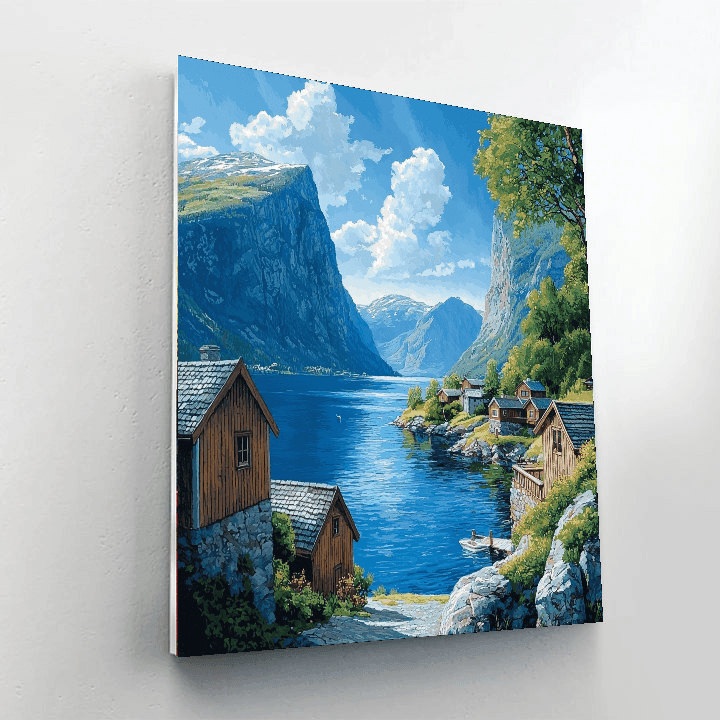 Aurlandsfjord Numbered Painting Kits