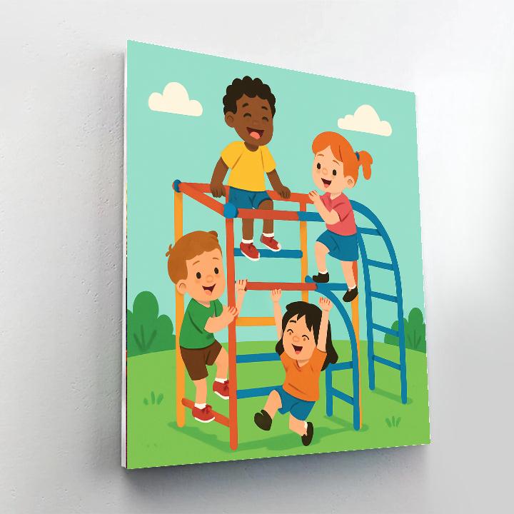 Jungle Gym Adventures Paint By Number