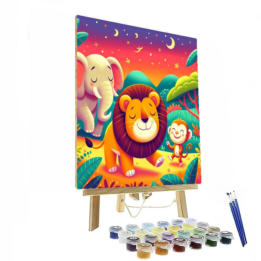 Curious Creature Explorers Painting Number Kit