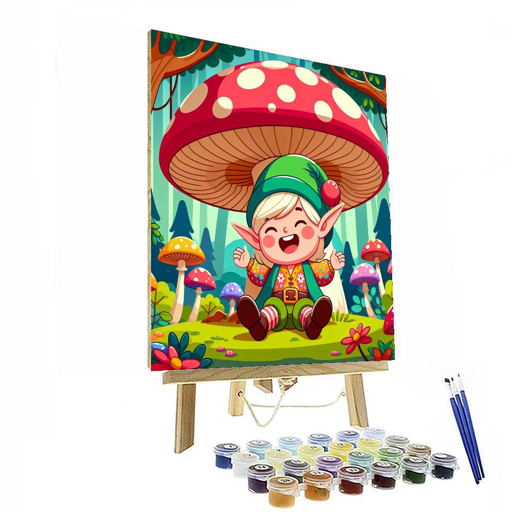 Forest Elf Hideaway Paint By Numbers