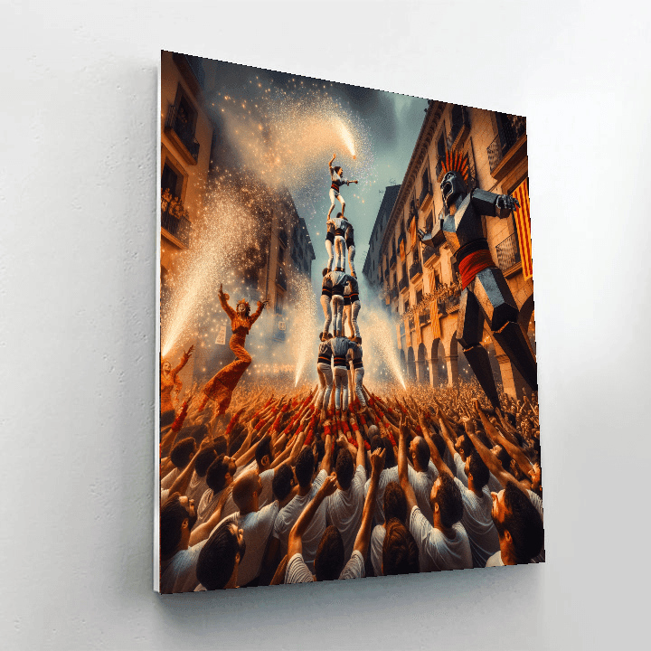 La Mercè Festival - Spain Numbered Painting Kits