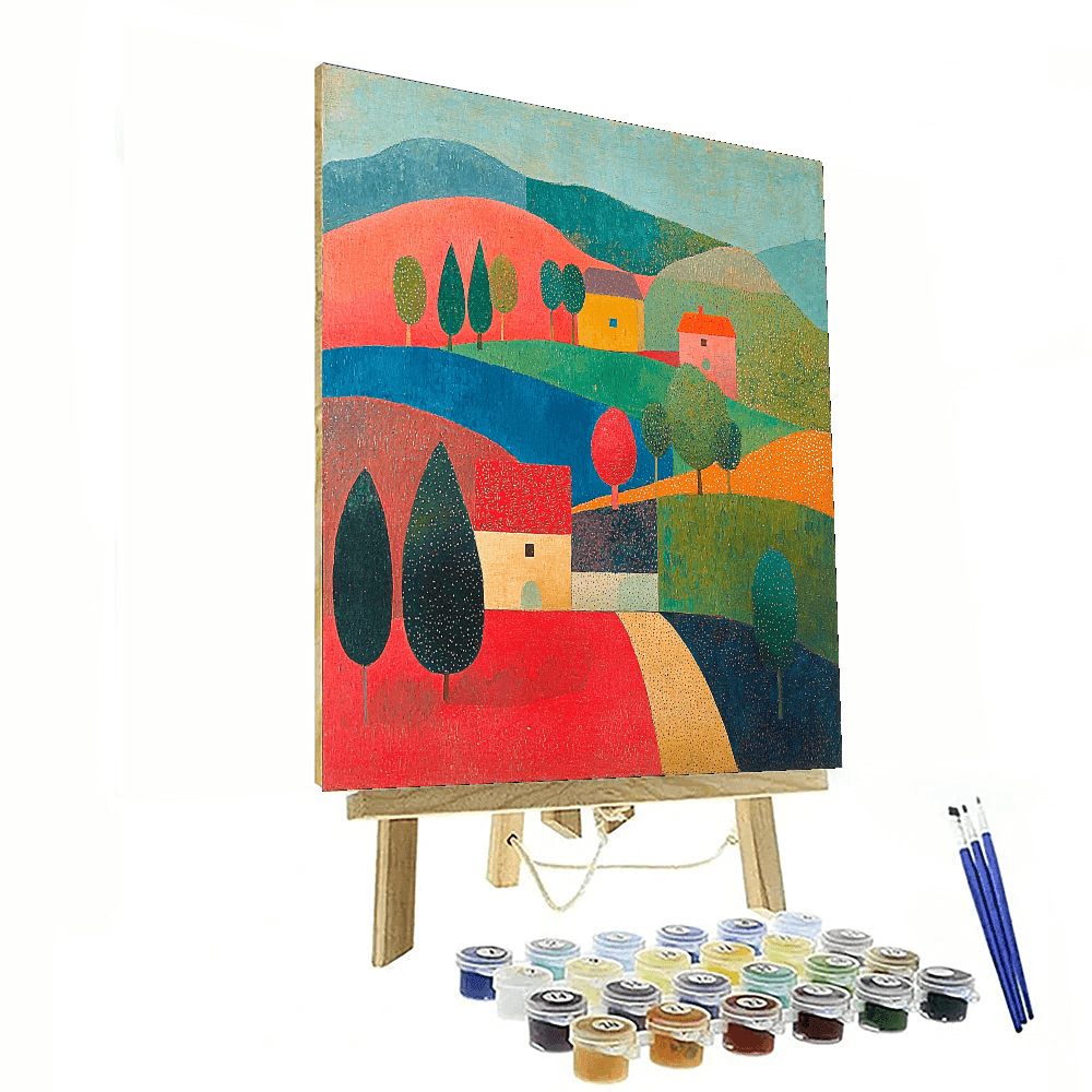 Klee Inspired The Rhythm Of Nature  Painting By Numbers Kit