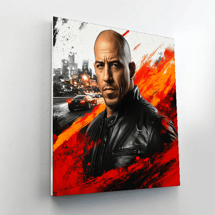 Vin Diesel: The Spirit Of Family In Fast & Furious Paint By Numbers Art