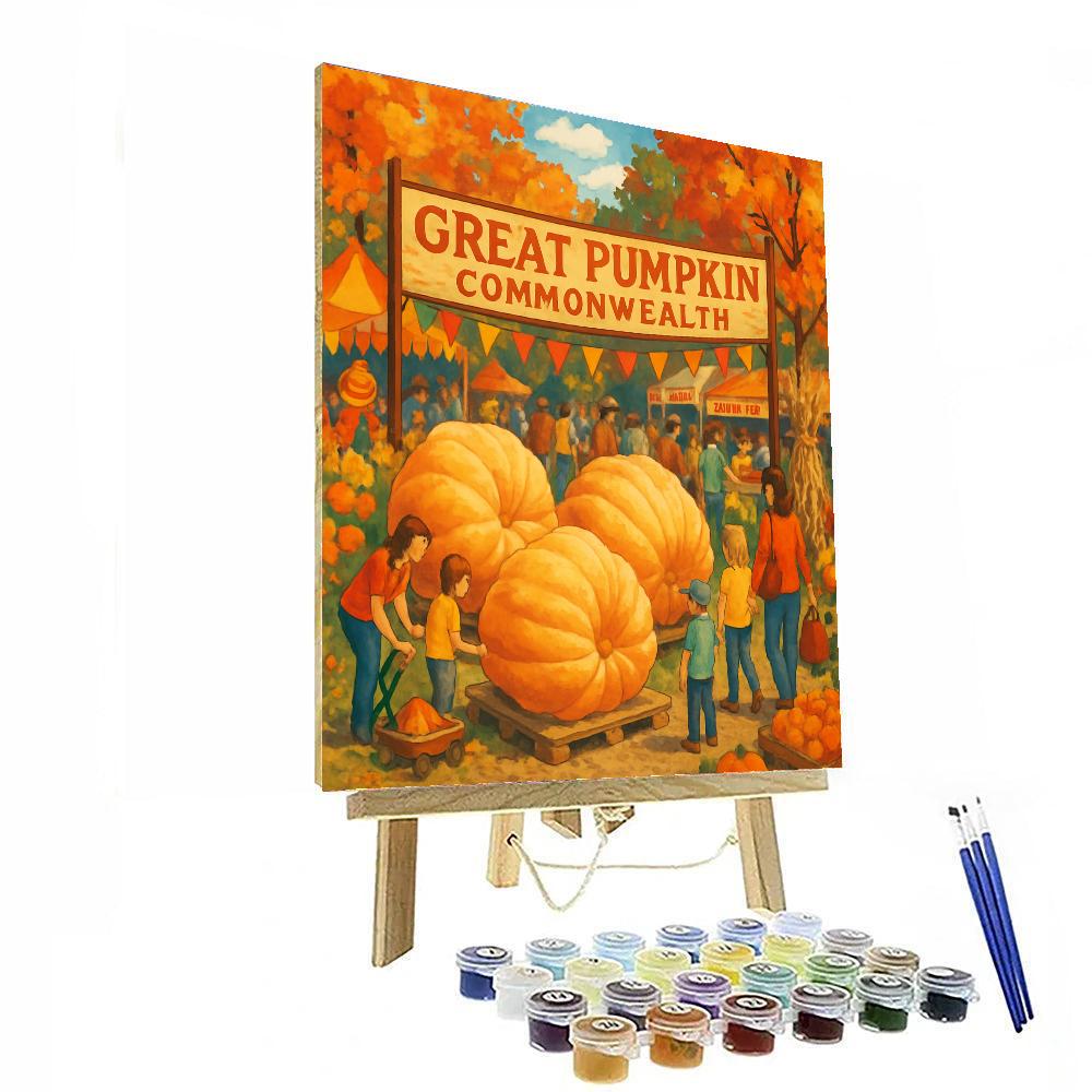 The Great Pumpkin Commonwealth Painting By Numbers Kit