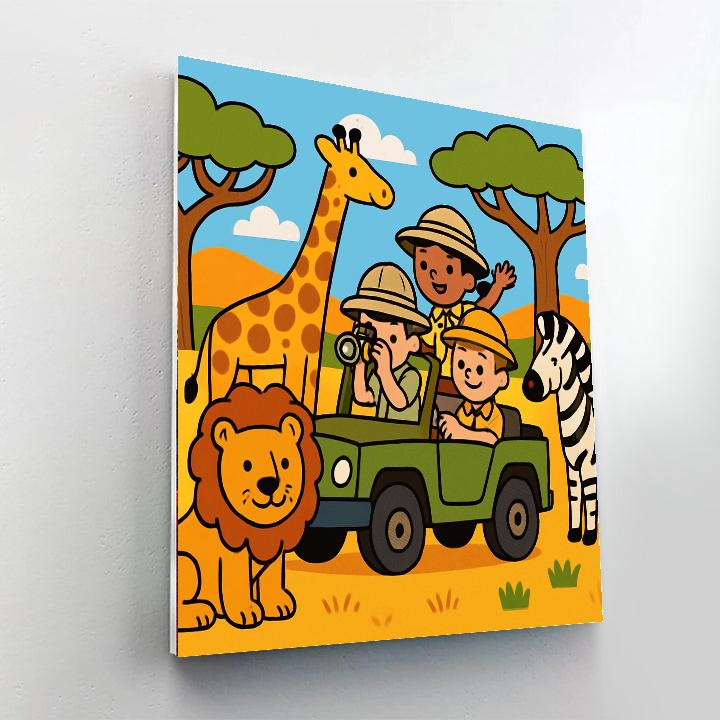 Safari Discoveries Paint By Numbers Art