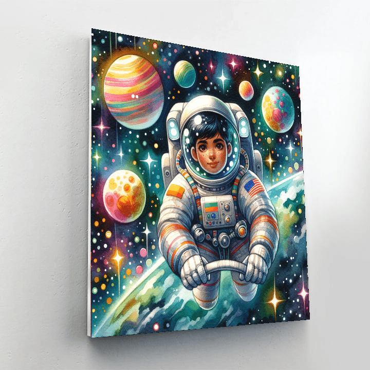 Brave Space Adventurer Painting Number Kit