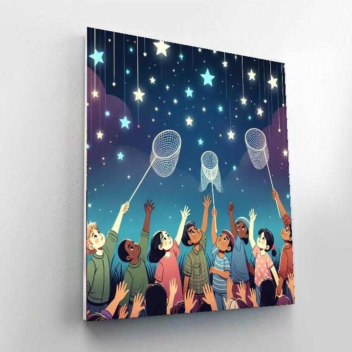 Star Catcher Dreams Number Painting