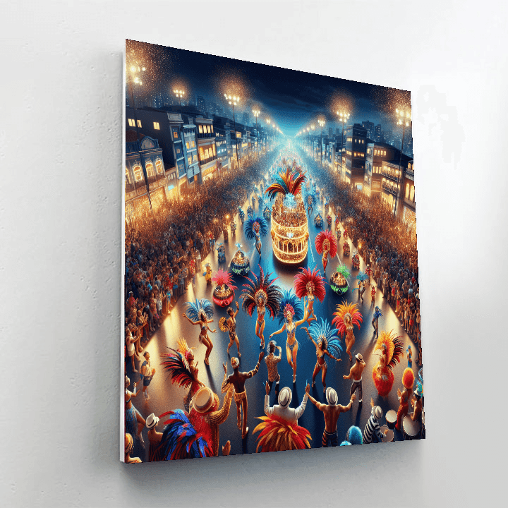 Rio De Janeiro Carnival - Brazil Number Painting