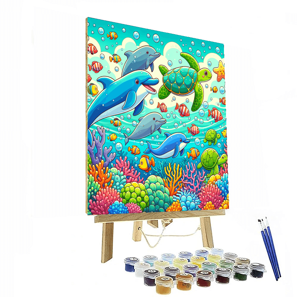 Joyful Ocean Safari DIY Paint By Numbers