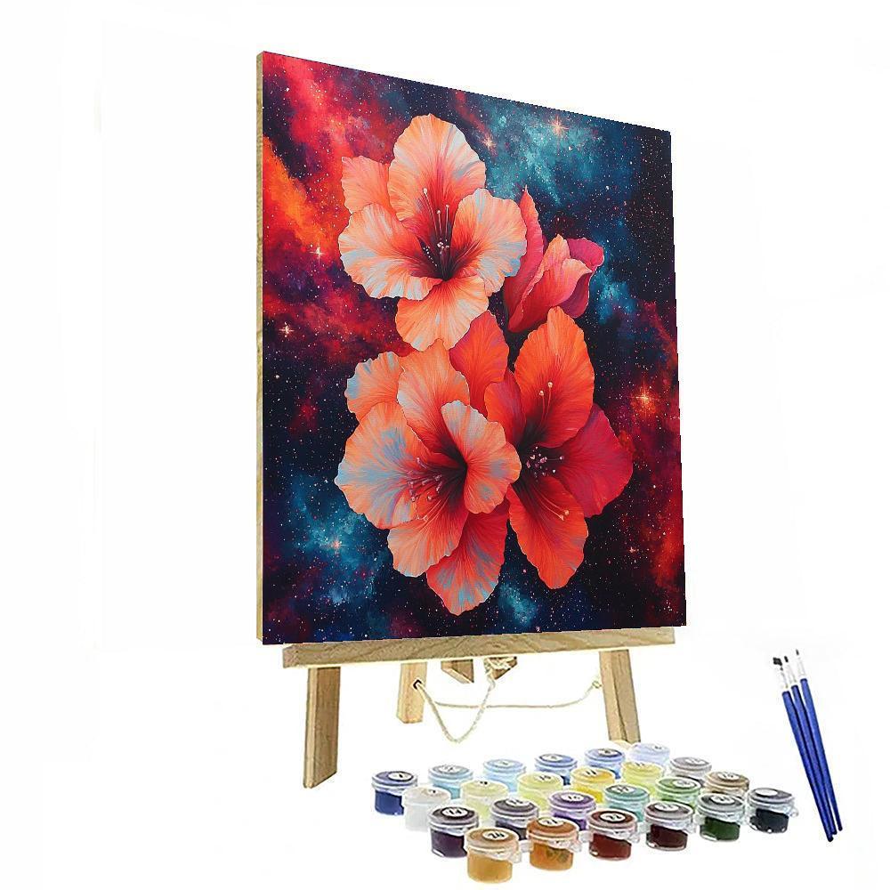 Georgia O'Keeffe Inspired Celestial Blossom Symphony  Painting By Numbers Kit
