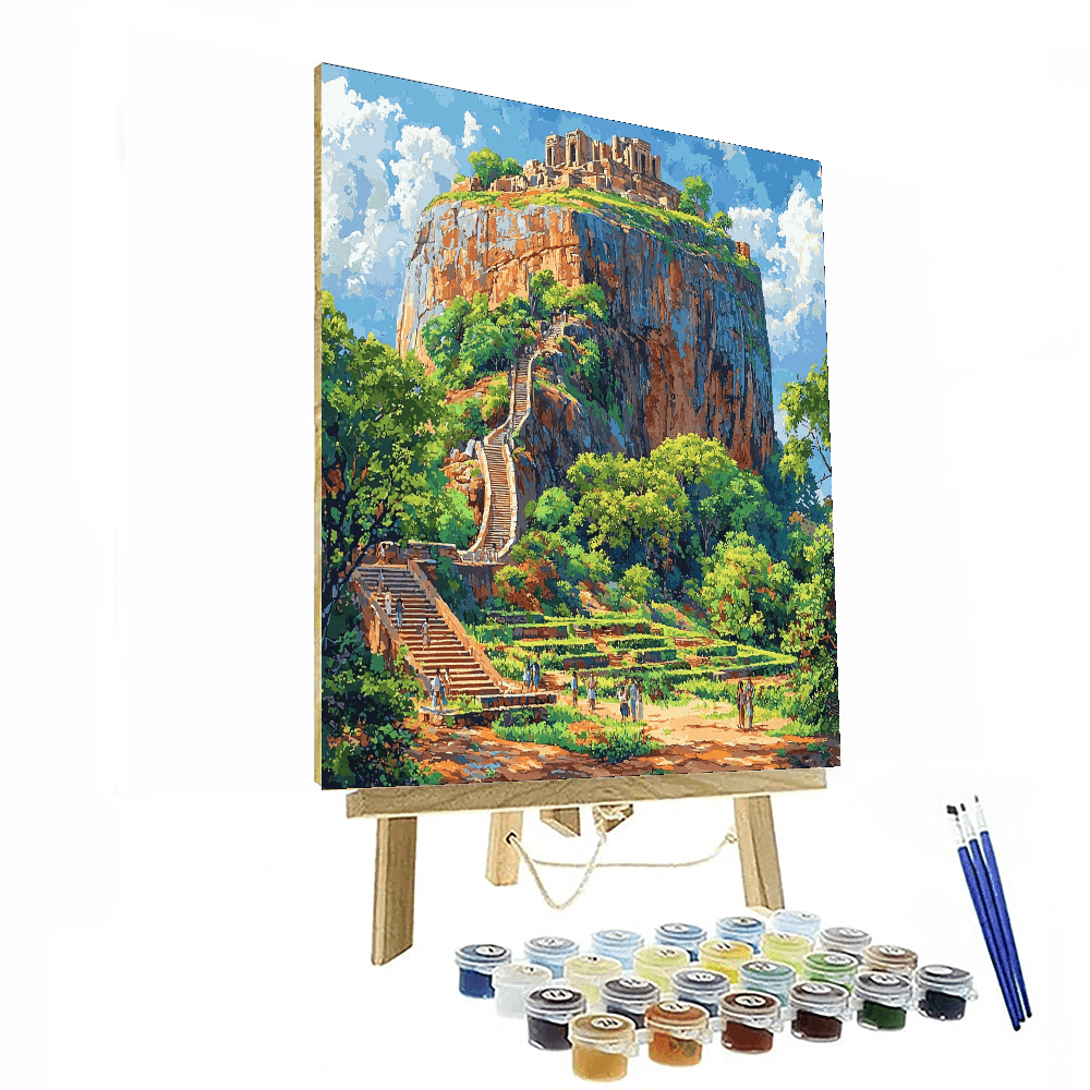 Sigiriya Rock Fortress Numbered Painting Kits