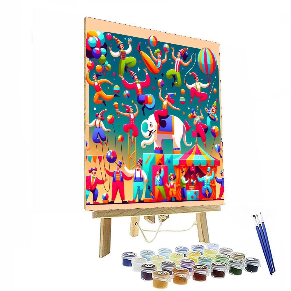 Joyful Circus Paint By Numbers Kits