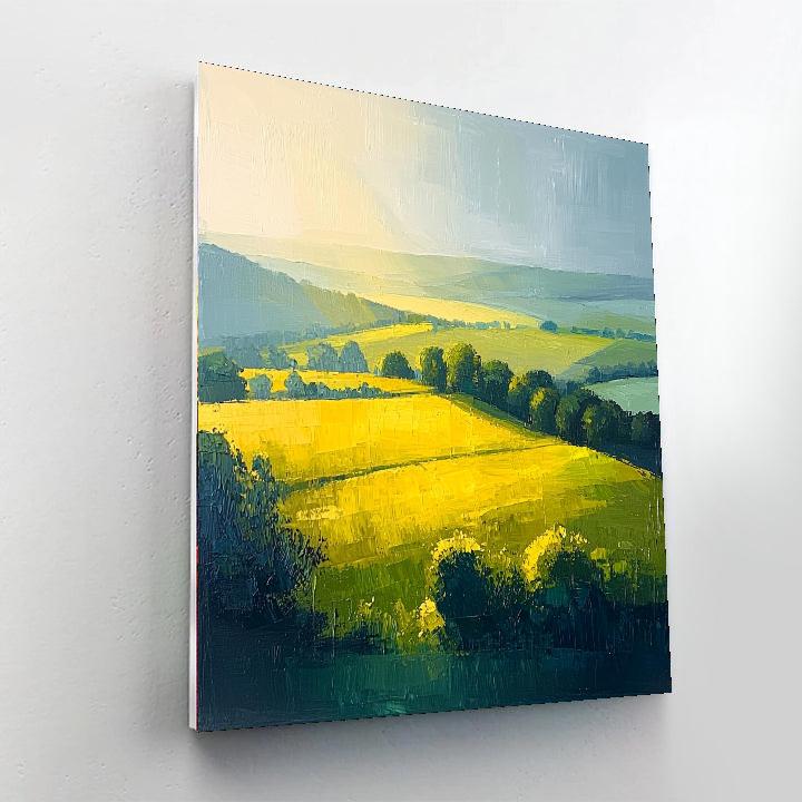 Paul Cézanne Inspired Fields Of Light  Paint By Numbers Kits