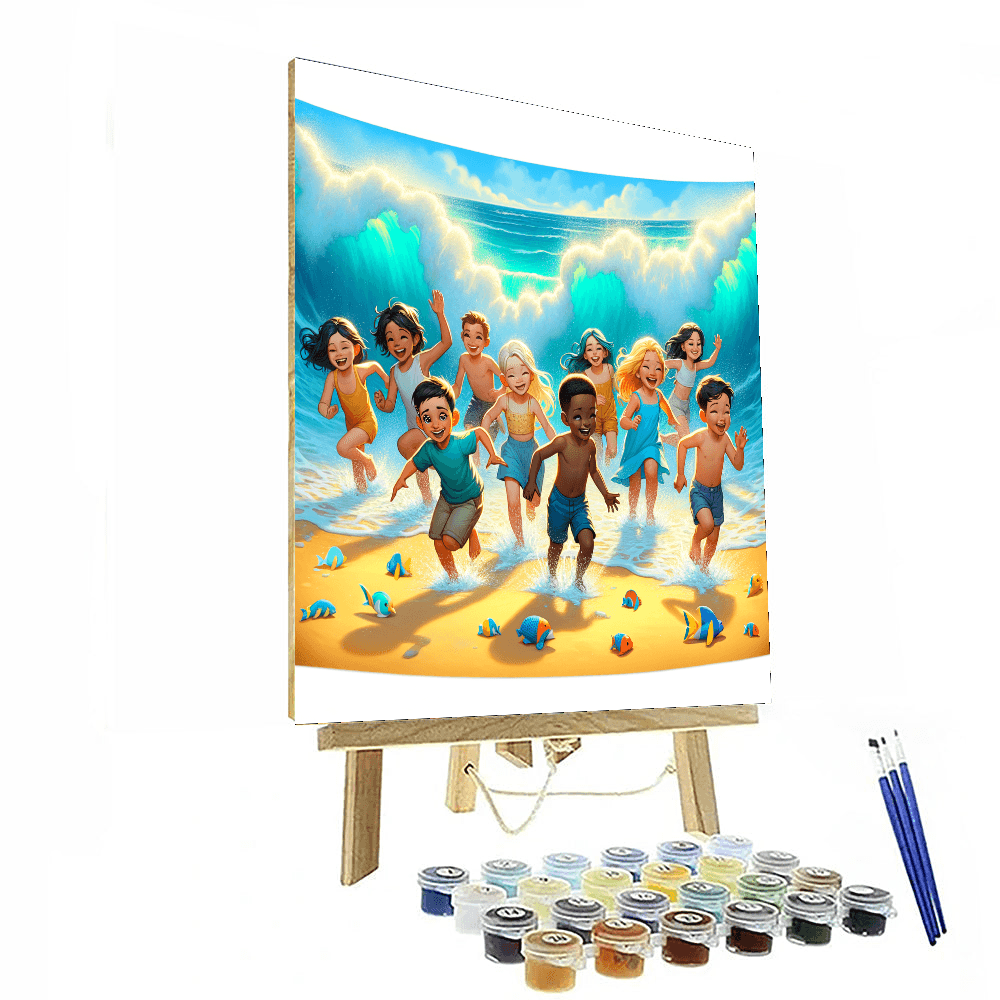 Playful Seaside Memories Paint By Color