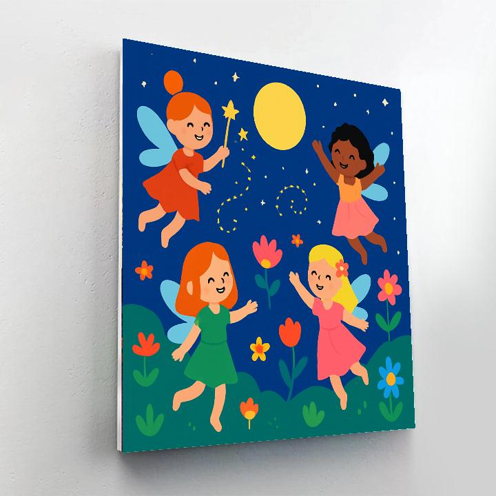 Enchanting Fairy Celebration DIY Paint By Numbers
