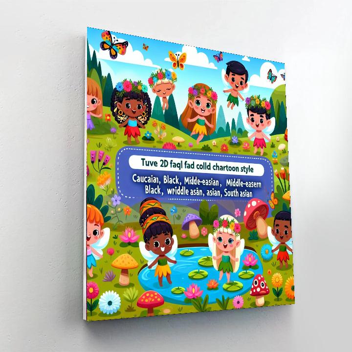 Enchanted Fairyland Adventure Numbered Painting Kits