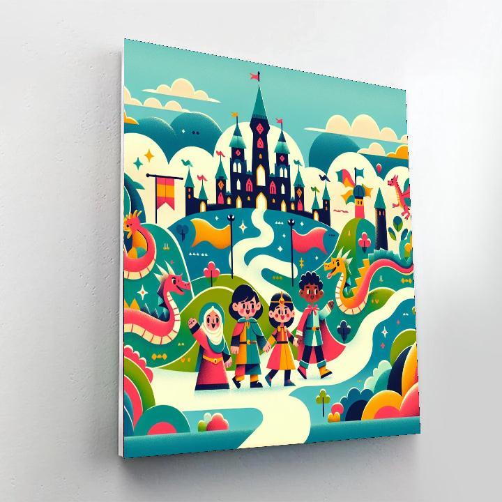 Adventure Kingdom Journey Number Painting