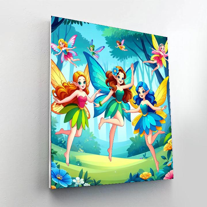 Pixie Hollow Number Painting