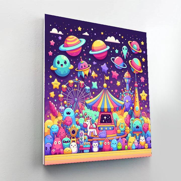 Cosmic Carnival Voyage Numbered Painting Kits
