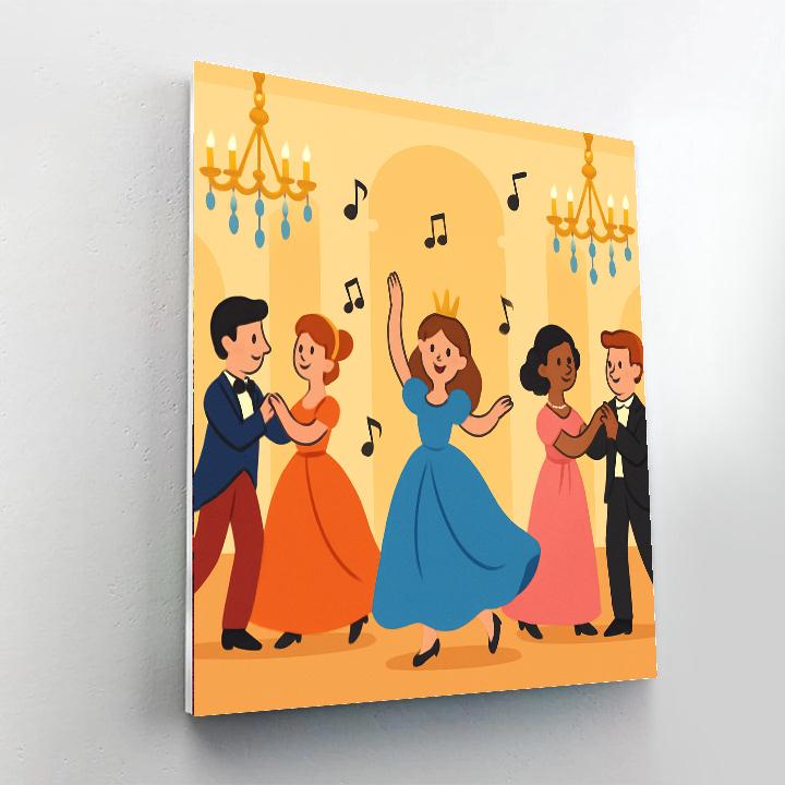 Royal Ballroom Celebration Paint By Numbers