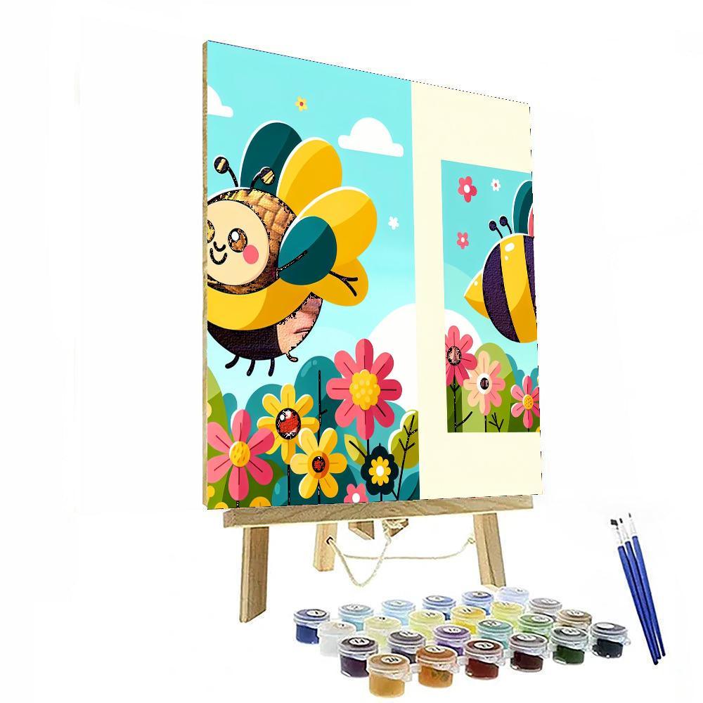 Bouncing Bumblebee Paint By Numbers Kits