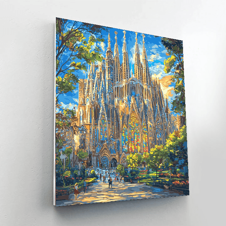 The Sagrada Familia Painting By Numbers Kit
