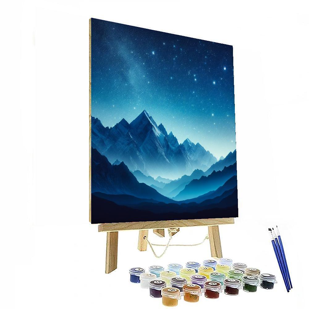 Starry Mountain Refuge Paint By Numbers Art