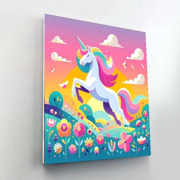 Mystical Unicorn Dream Paint By Numbers Art