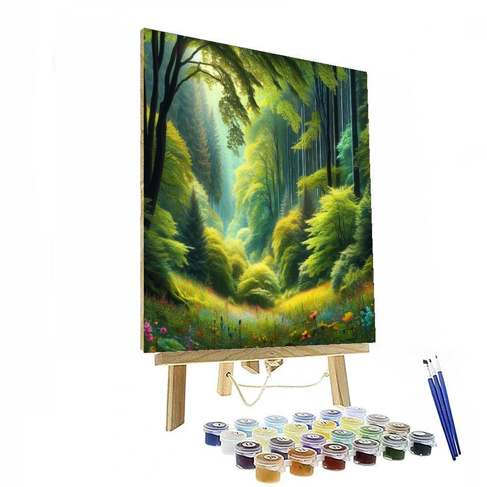Enchanted Enchanted Valley Paint By Numbers Art