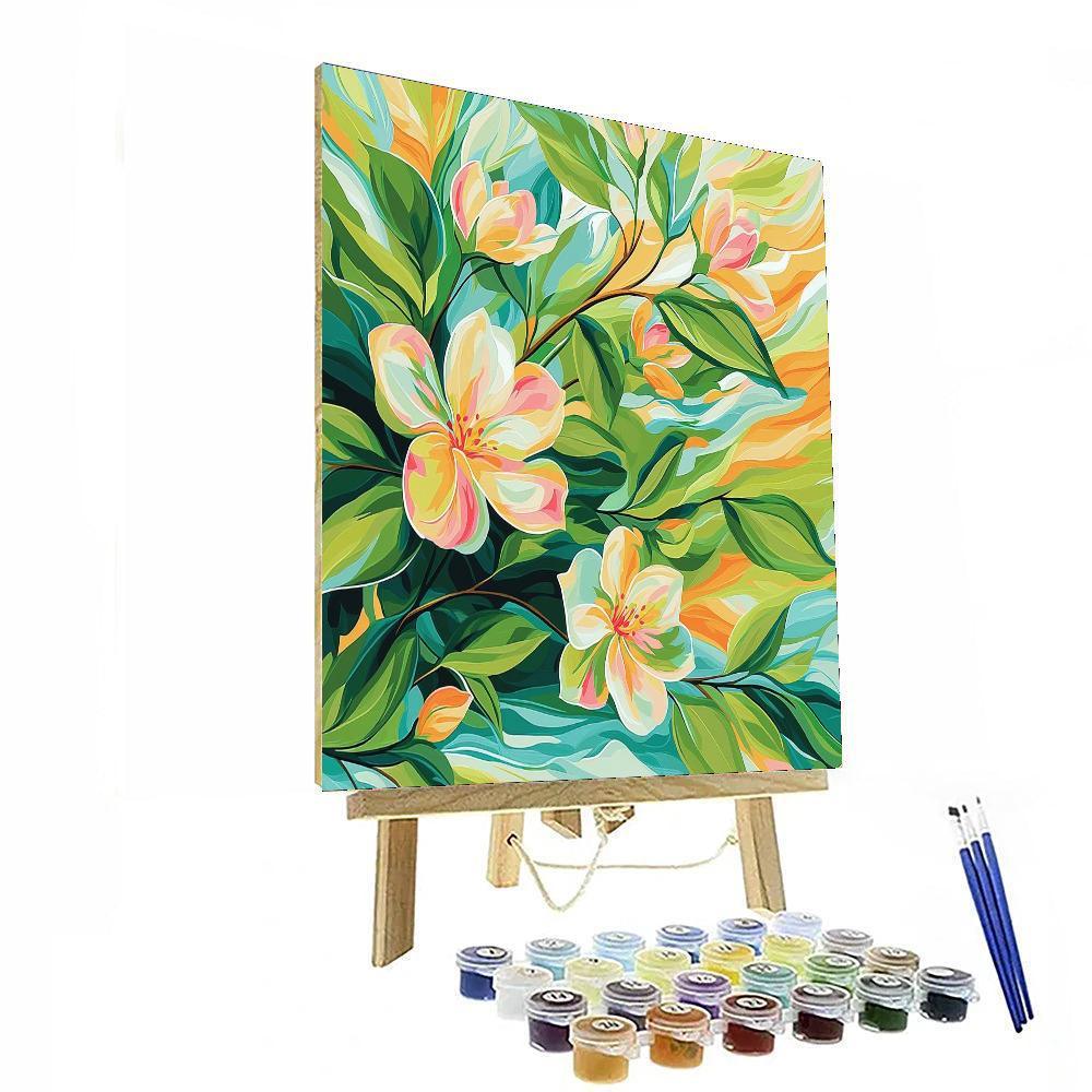 Michelangelo Inspired Awakening Nature  Paint By Number