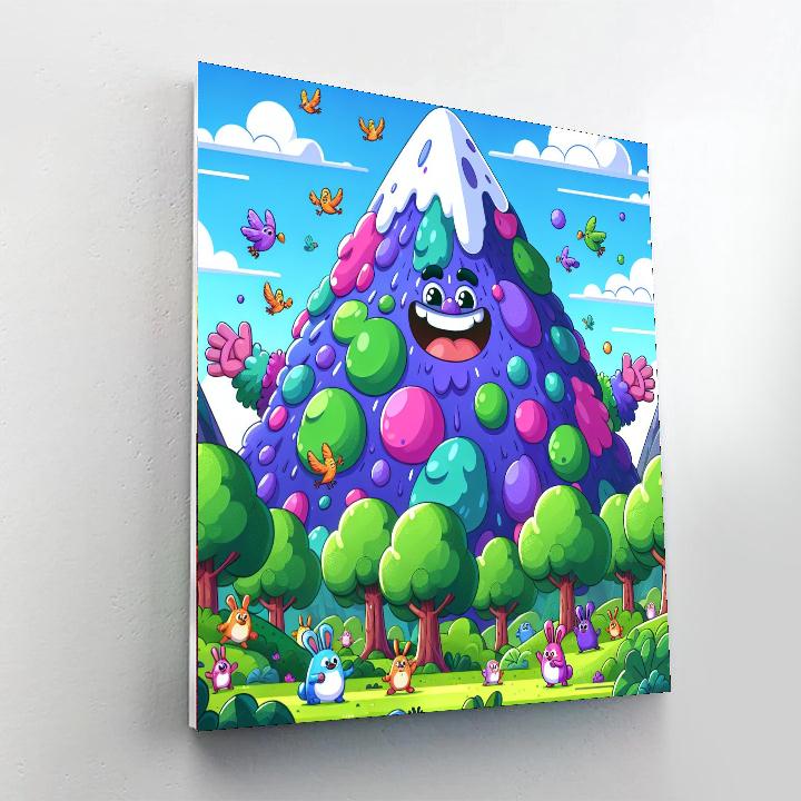 Merry Mountain Painting Number Kit