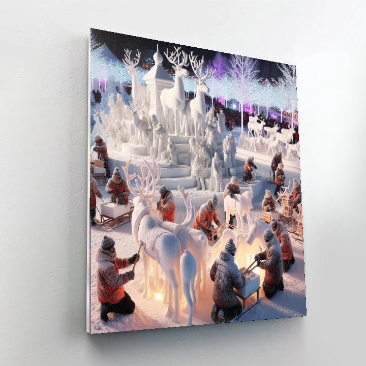 Kiruna Snow Festival - Kiruna, Sweden Paint By Number