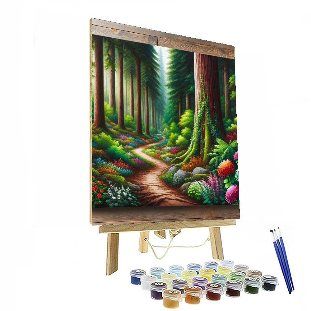 Adventurous Woodland Hike Painting By Numbers Kit