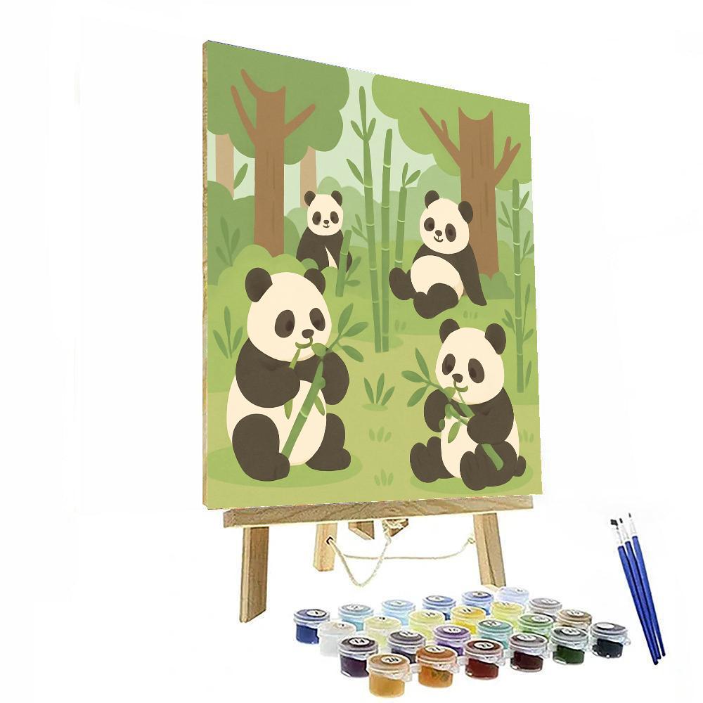 Giant Panda Preserve Paint By Numbers Kits