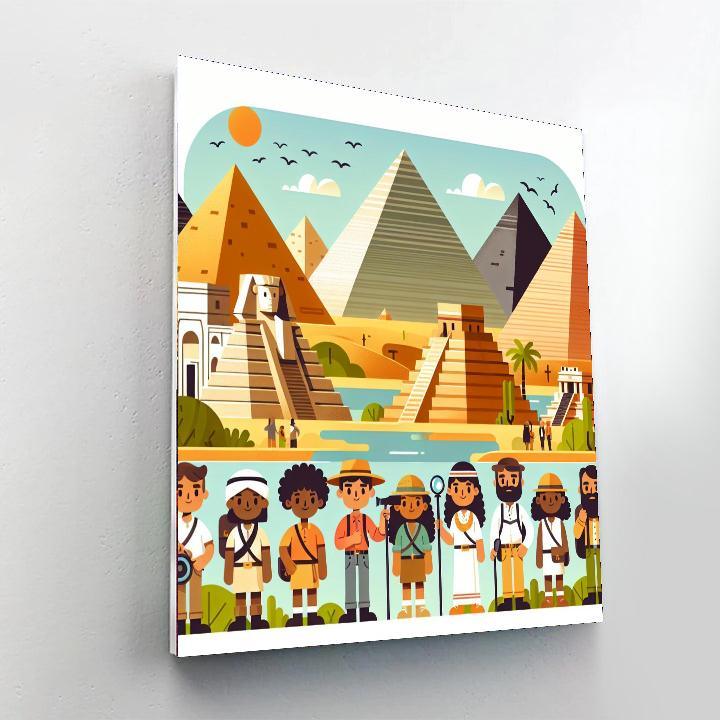 Ancient Wonders Expedition Painting By Numbers Kit