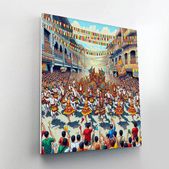 Sinulog Festival - Cebu City Paint By Numbers Art