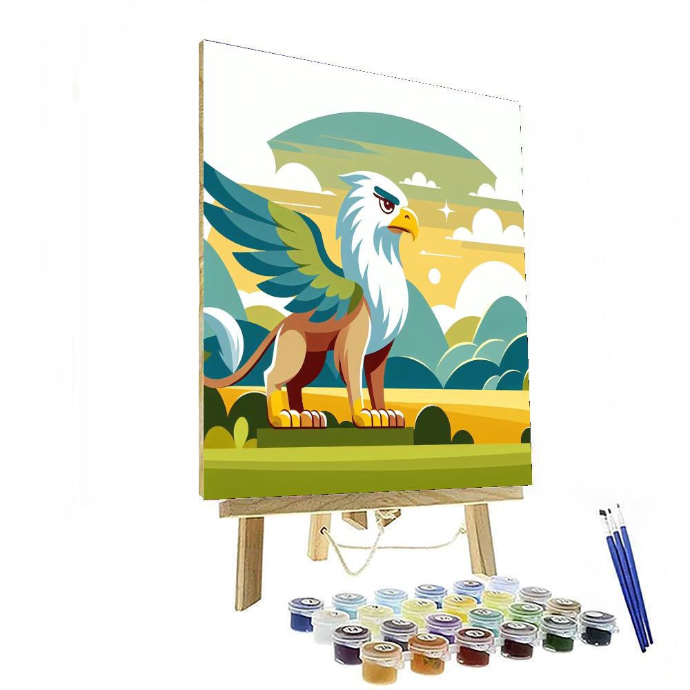 Gallant Griffin Paint By Numbers Art